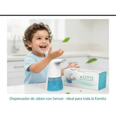 MOVI - Dispensador Automático de Jabón con Sensor Infrarrojo - Sin Contacto Baño y Cocina