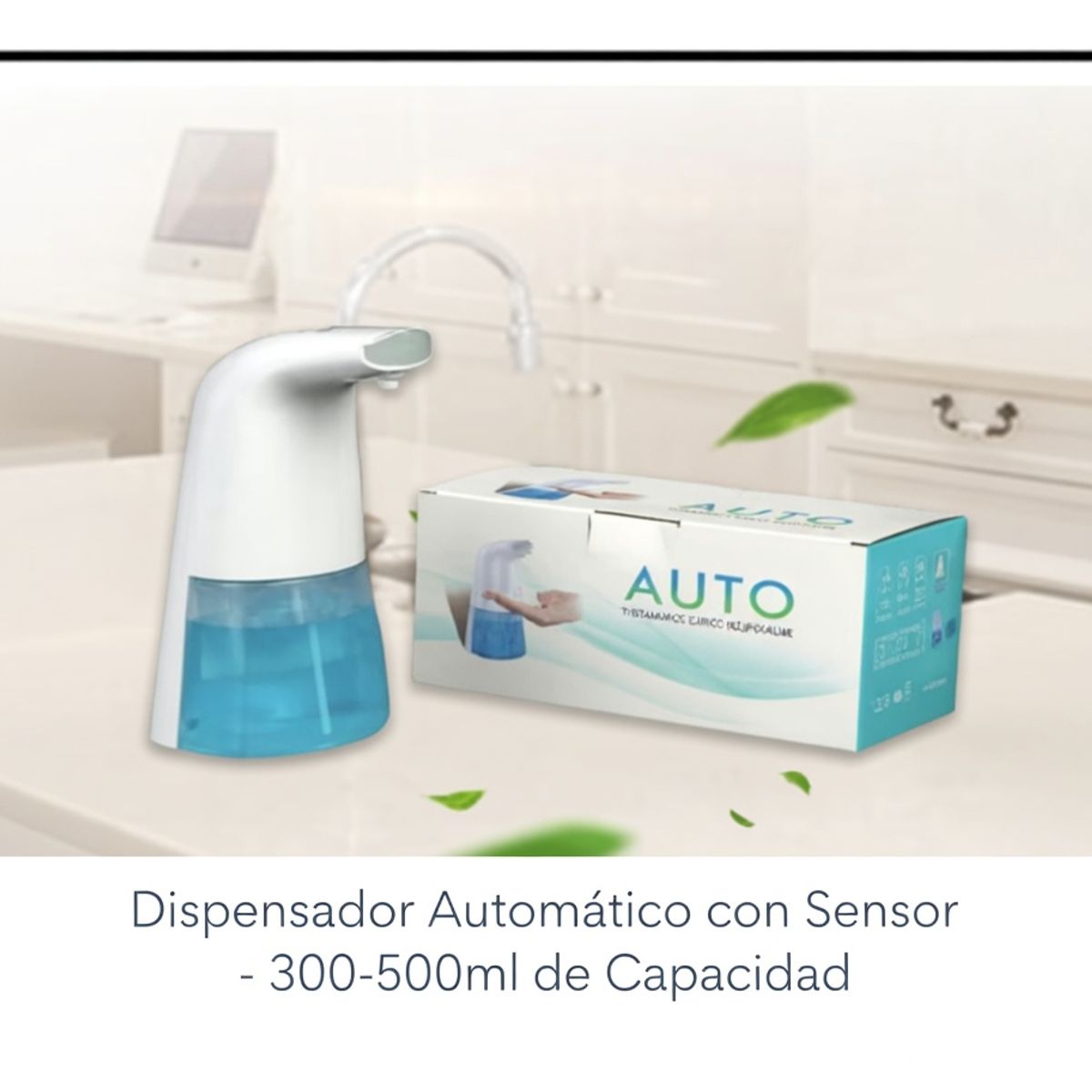 MOVI - Dispensador Automático de Jabón con Sensor Infrarrojo - Sin Contacto Baño y Cocina