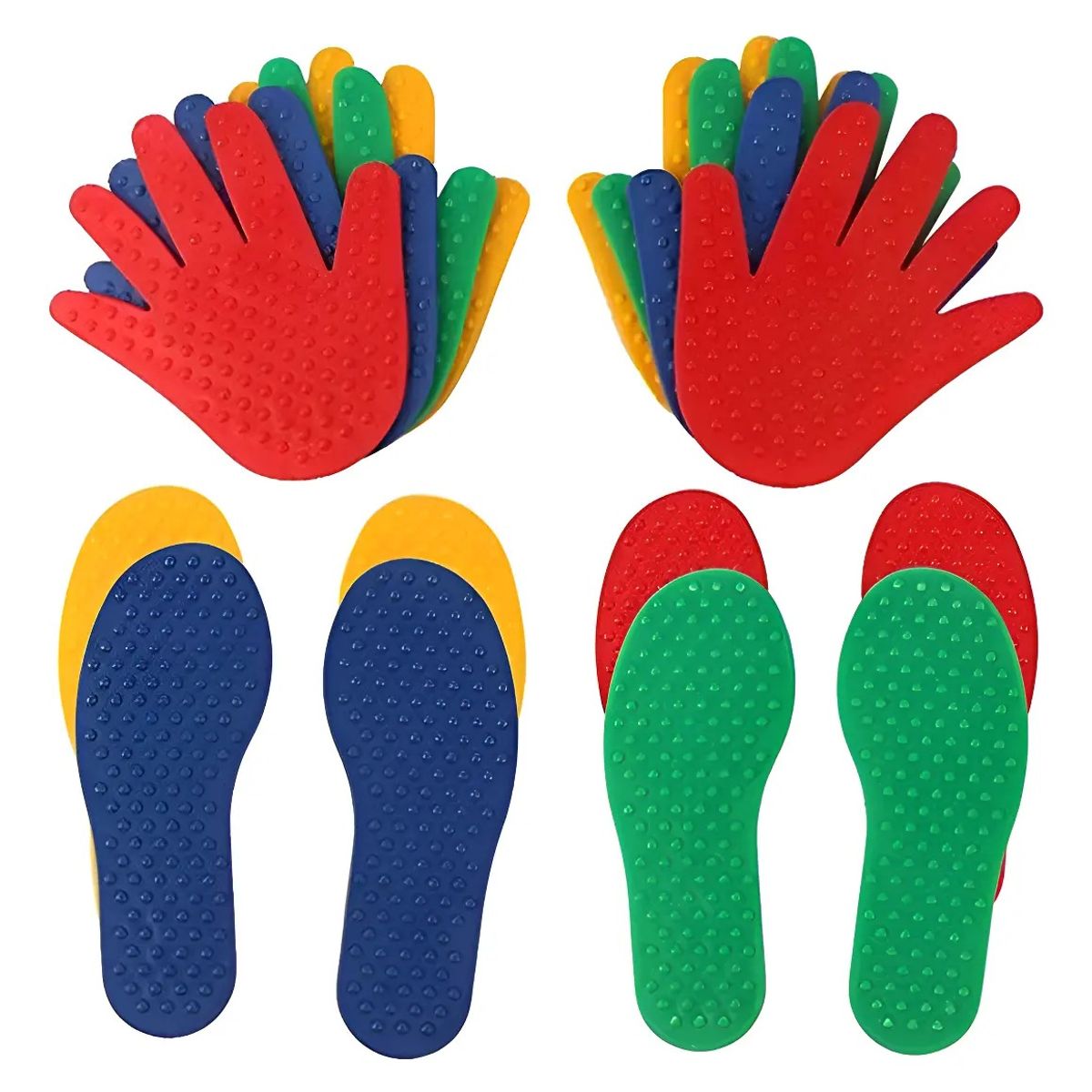 GENERICO - Set Par Huellas De Manos Y Pies - Juego De Equilibrio