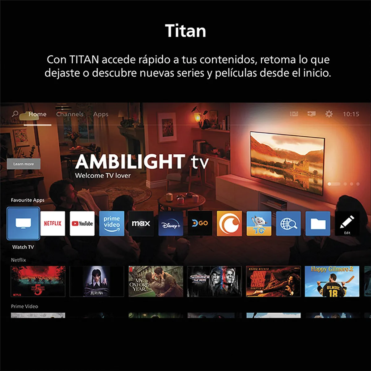 PHILIPS - Ambilight TV 55 Philips QLED 4K UHD 55PUD8250