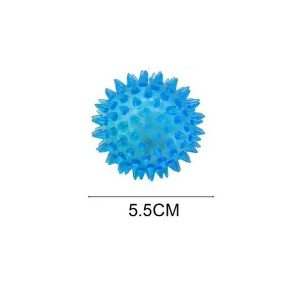 GENERICO - PELOTA JUGUETE PARA PERROS CON LUCES Y SONIDO 5.5CM