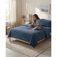 GENERICO - Juego de Sabanas de Polar King Diseños Estampados Invierno