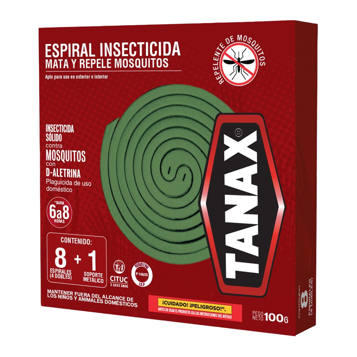 TANAX - ESPIRAL ELIMINA Y REPELE 4X2 ESPIRAL TANAX
