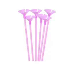 GENERICO - Varillas para globos rosa 1x42cm 12pcs