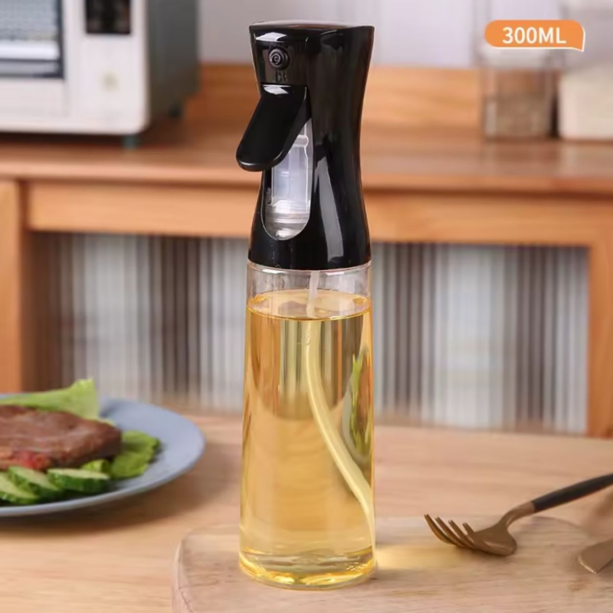MOVI - Botella Rociadora de Aceite para Cocina de 300 ml.