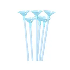 GENERICO - Varillas para globos celeste 1x42cm 12pcs