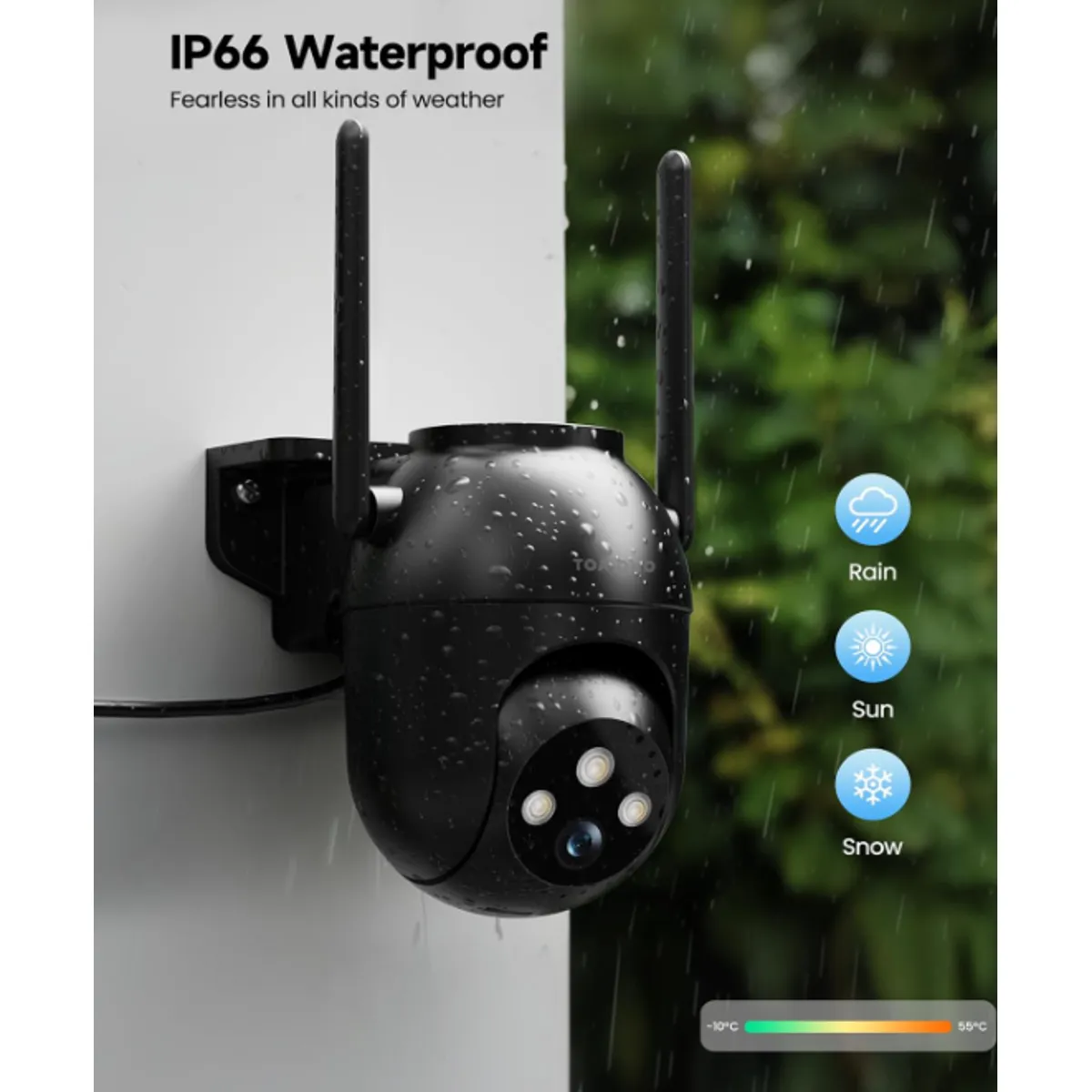 GOOGLE - Sistema de cámaras de seguridad exteriores cableadas Cam Outdoor 2 unidades