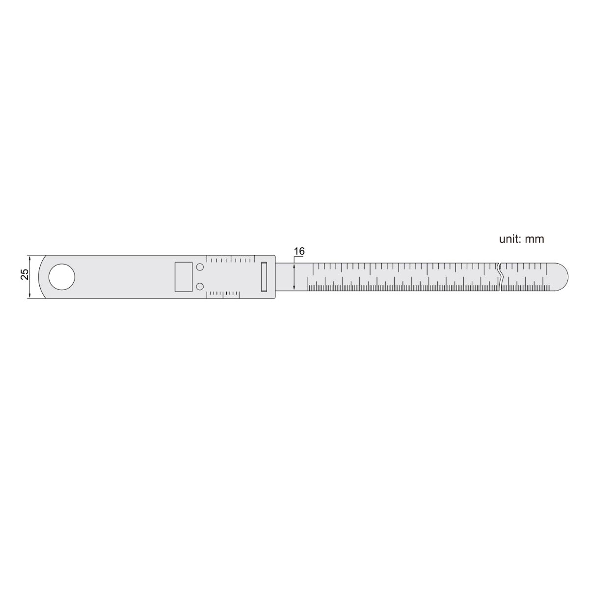 ACCUD - Circometro diam. 20-300 circunf. 60-950 956-012-11 ACCUD .