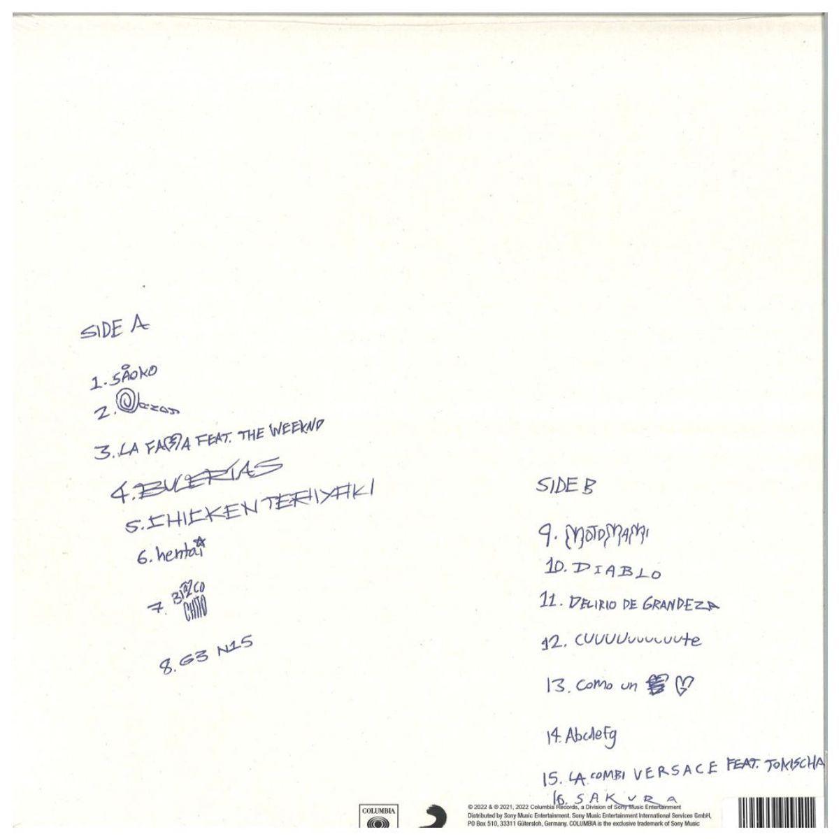 GENERICO - ROSALIA - MOTOMAMI / VINILO