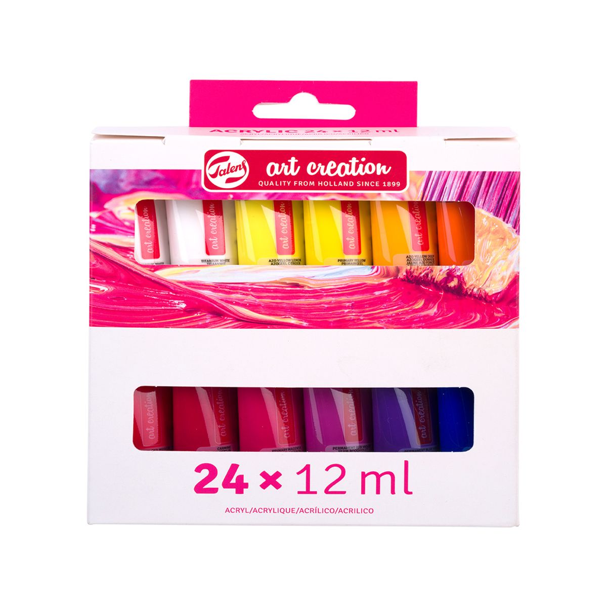 ART CREATION - Acrílicos Art Creation Set 24 Colores 12ml Selección General