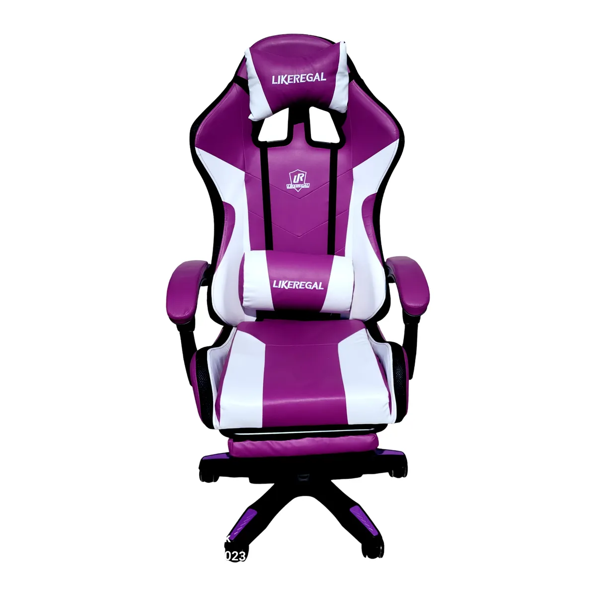 GENERICO - Silla Gamer Luz Rgb Parlante Reposapiés Masajeador Lumbar Variedad de Colores