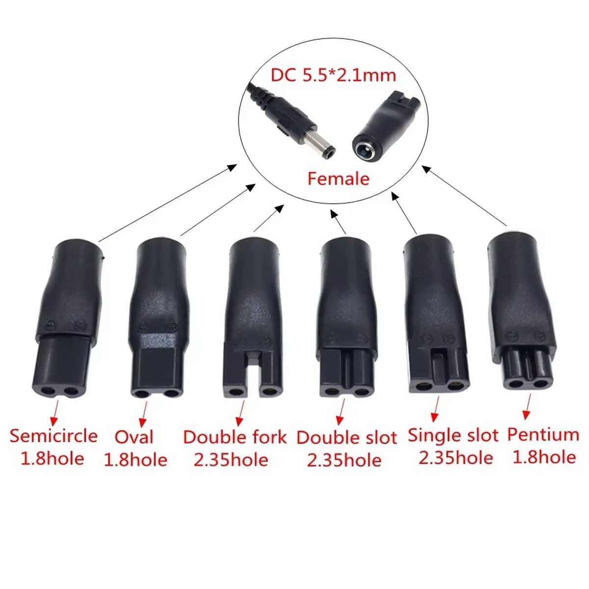 GENERICO - Cable USB Repuesto de Afeitadora y Cortadora de Pelo 6 en 1