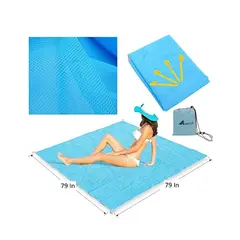 GENERICO - Manta De Playa Sin Arena Una Prueba De Arena Mágica