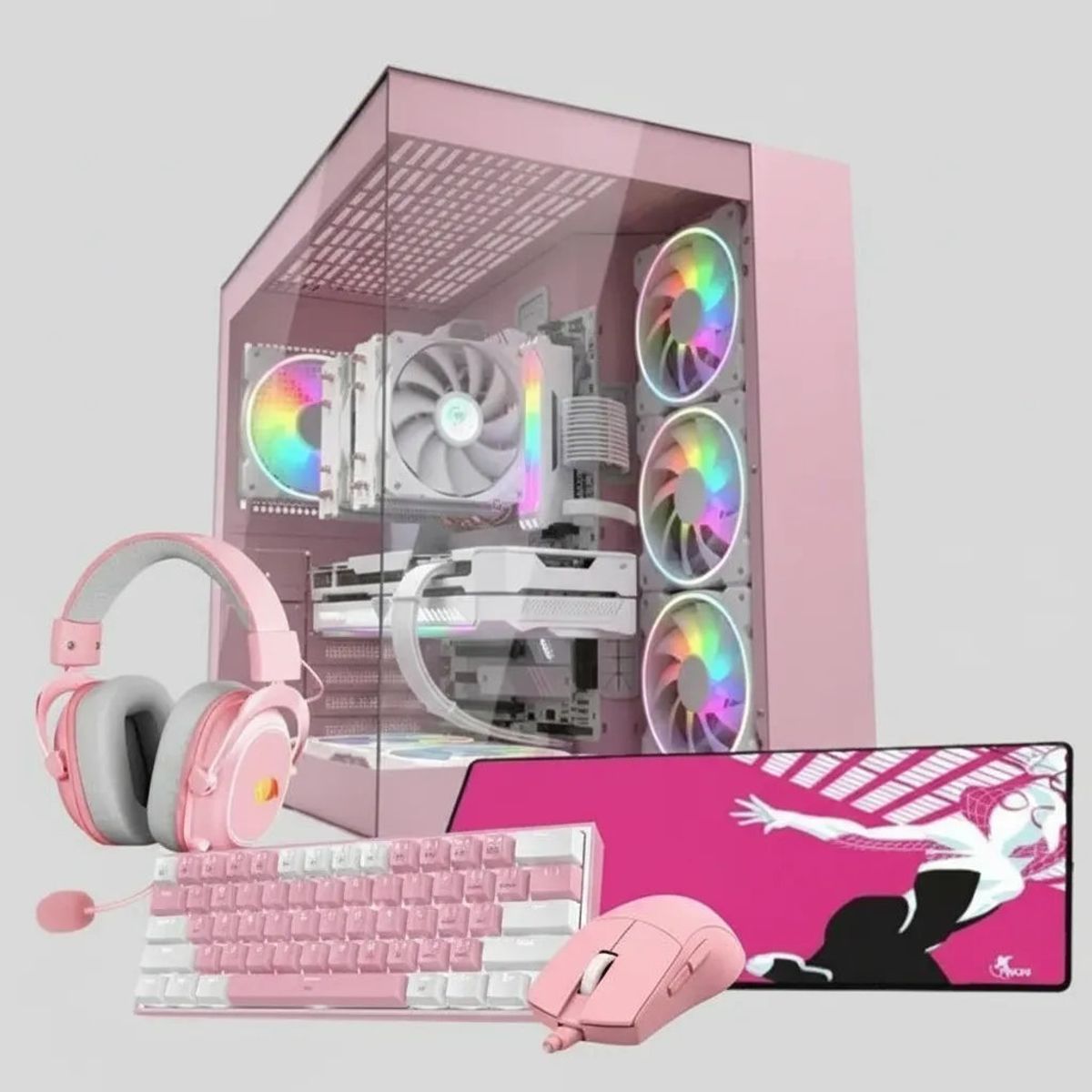 GENERICO - PC GAMER PINK Edition - Ryzen 5 8400F - Gigabyte B850 AORUS