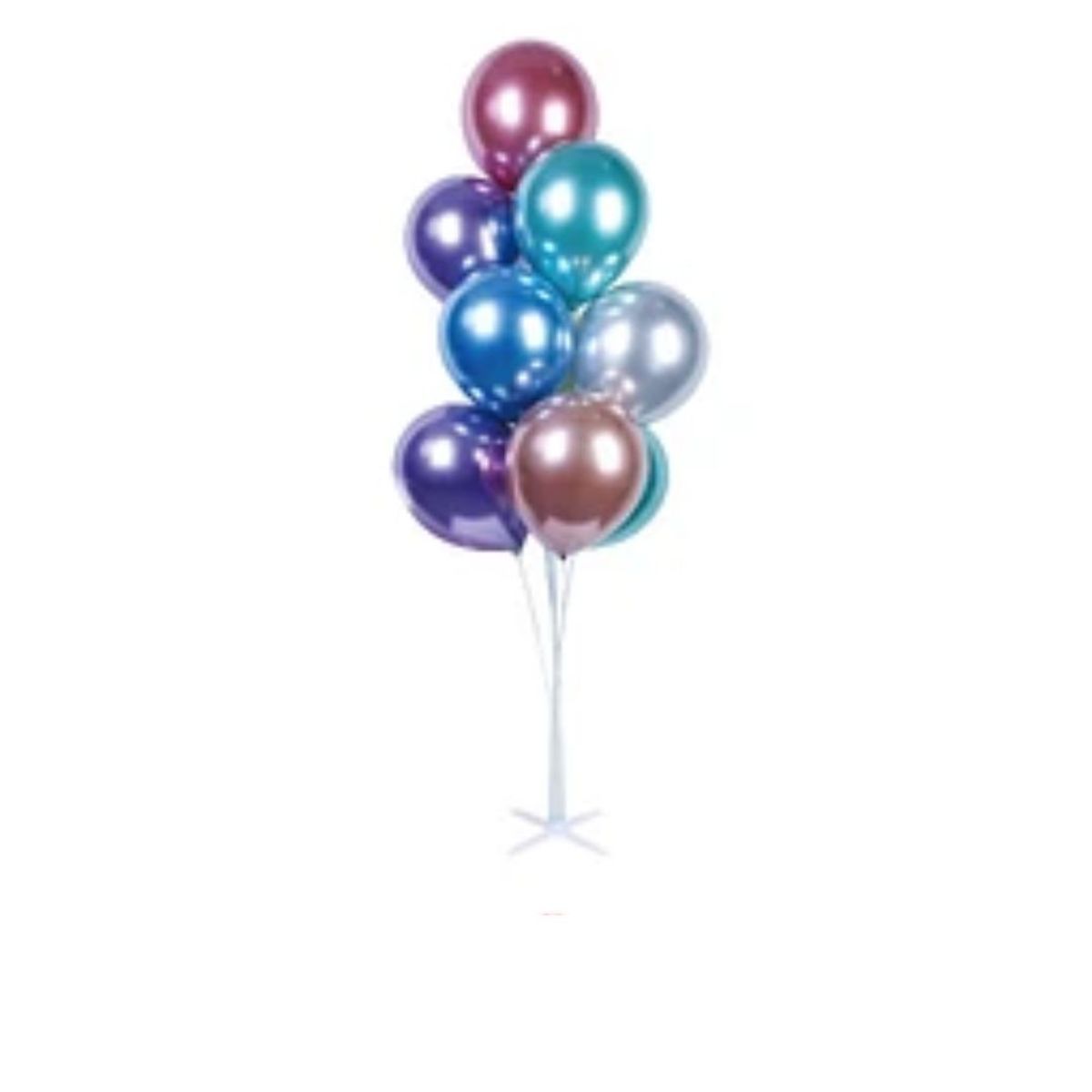 GENERICO - Pedestal para globos 9pcs 100cm