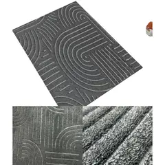 ANGELES DEL HOGAR - Alfombra Jacquard De Algodon 200X240 Cm