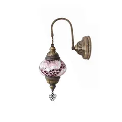 TURKUAZ - Lámpara turca de pared S nahr multicolor