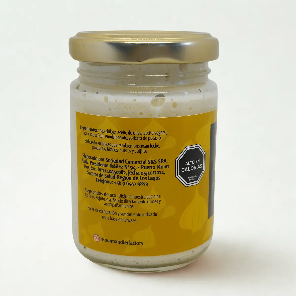 GOURMANDIER - Gourmandier - Pasta ajo oliva - 156 mL