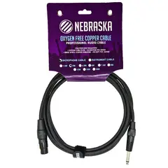 GENERICO - Cable Plug Stereo a XLR Hembra de 3 mt Nebraska XFJ-M3