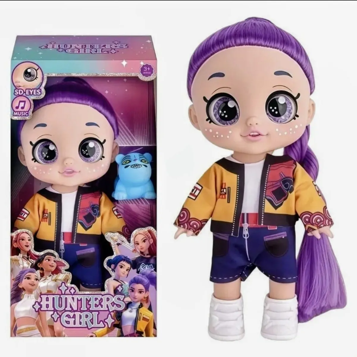 GENERICO - Muñeca K -Pop Musical 27 cm con Sonido y Accesorios – Figura Articulada Infantil