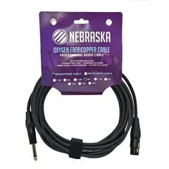 GENERICO - Cable Plug Stereo a XLR Hembra de 6 mt Nebraska XFJ-M6