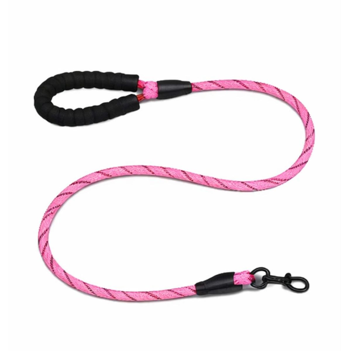 GENERICO - Correa Redonda Perro 1.2 m Resistente Antideslizante - Rosa