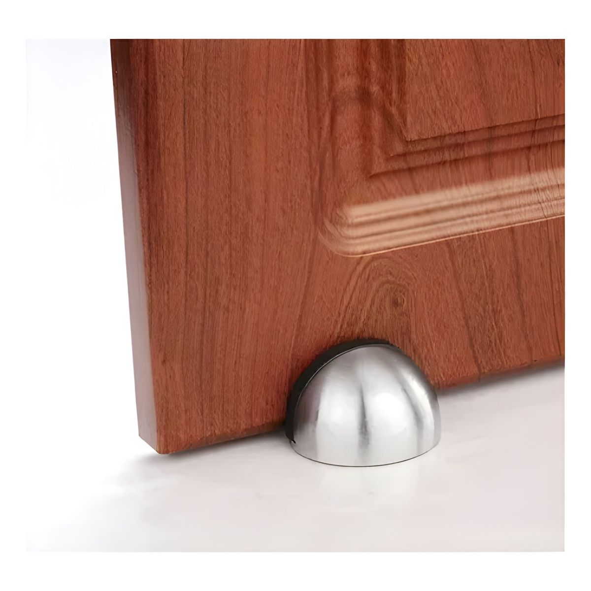 GENERICO - Pack 5 topes de puerta media luna satinado