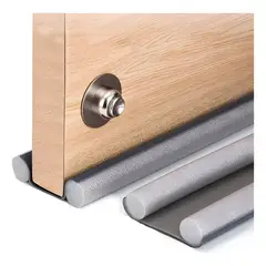 GENERICO - Burlete inferior para puerta y ventana negro