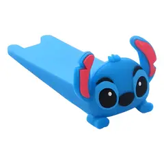 GENERICO - Tope de puerta de goma Stitch azul marino