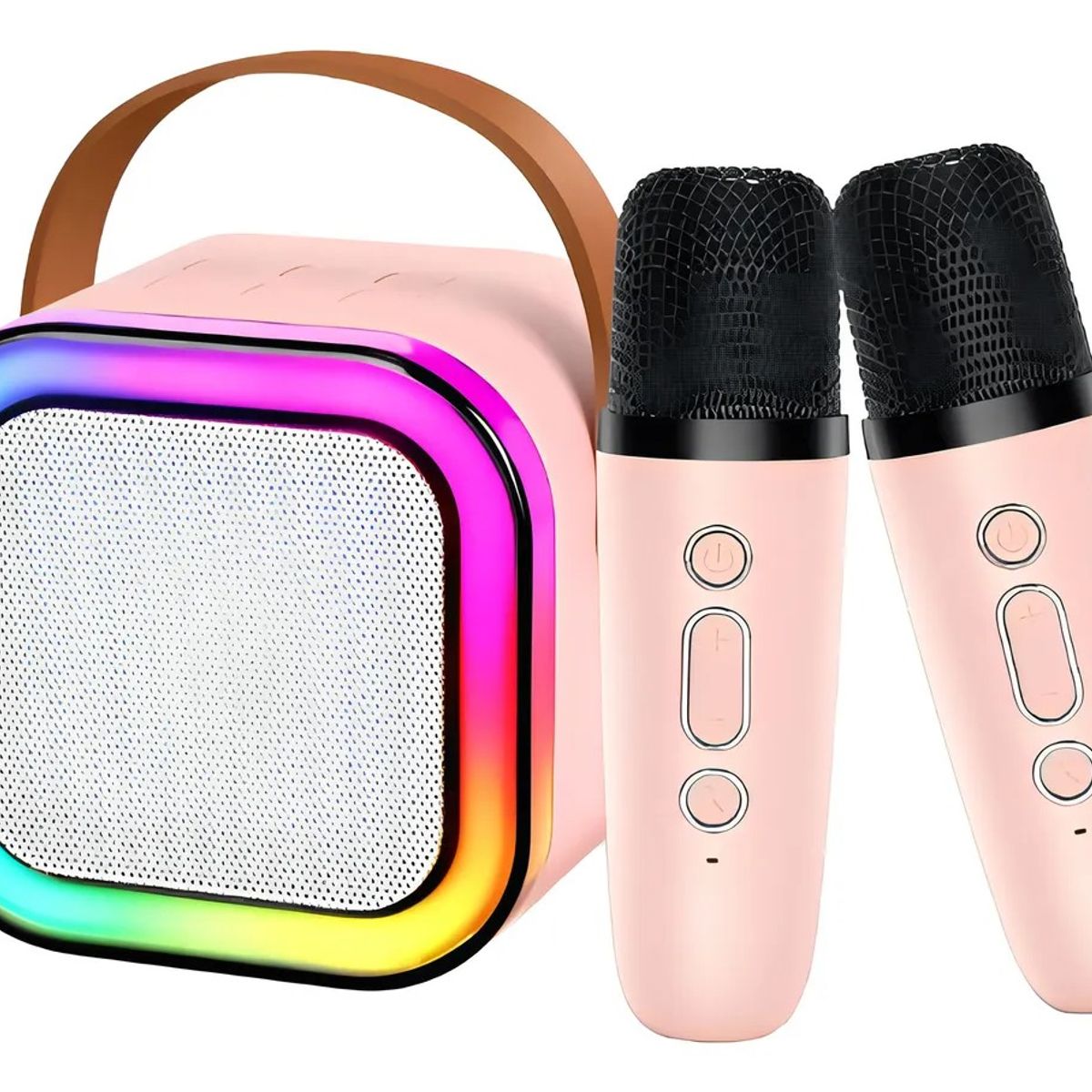 GENERICO - Altavoz Bluetooth Inalámbrico Con Micrófono Para Niños ROSA
