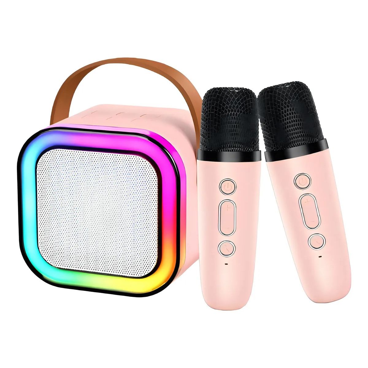 GENERICO - Altavoz Bluetooth Inalámbrico Con Micrófono Para Niños ROSA