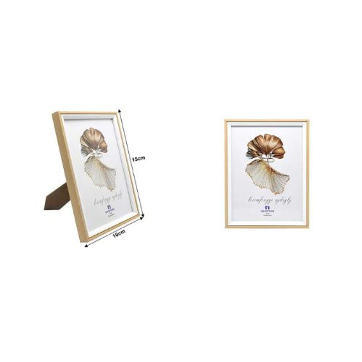 GENERICO - PORTAFOTO BORDE COLOR MADERA CLARO