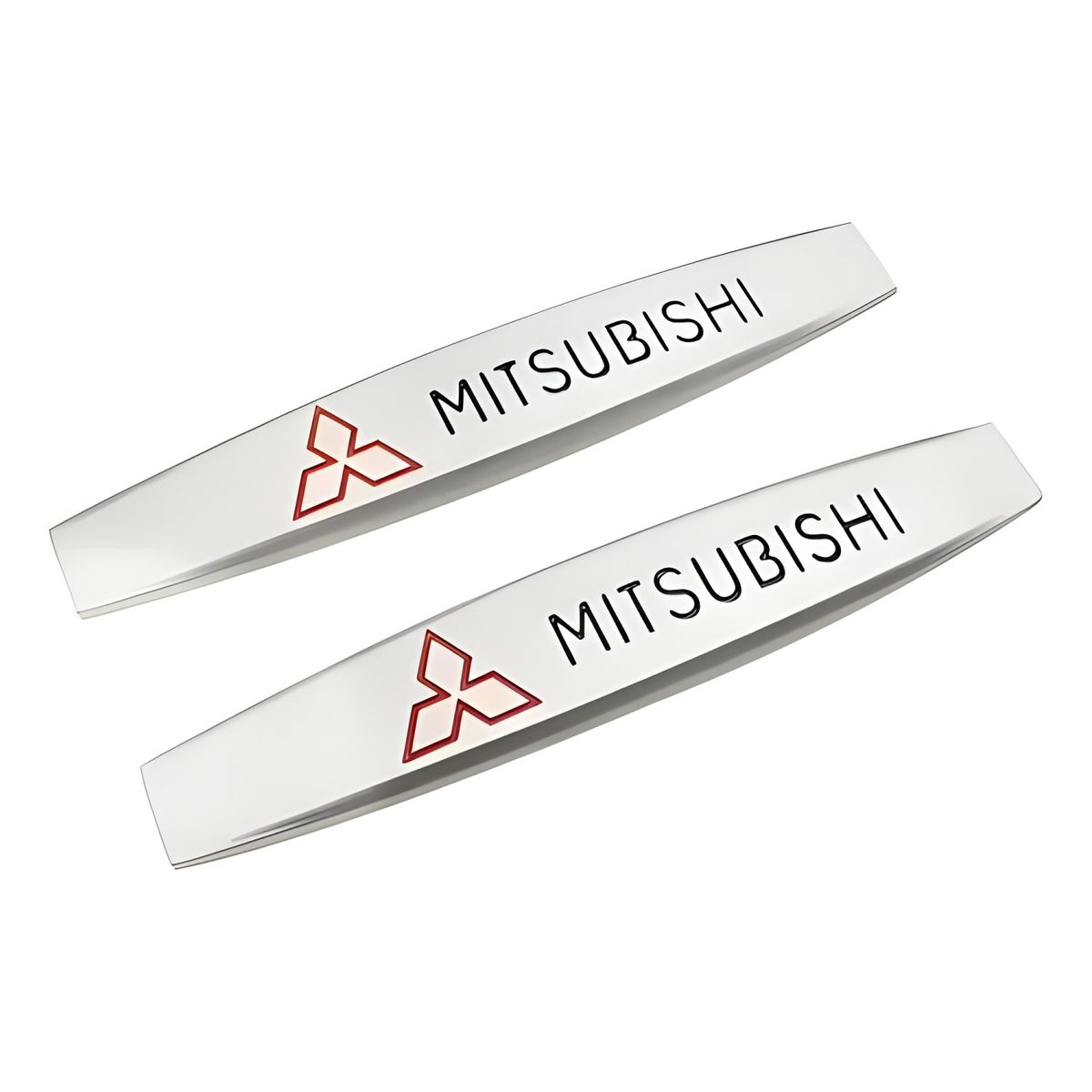 GENERICO - 4 Topes Puerta Metálicos Adhesivos Blanco