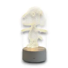 GENERICO - Lámpara De Mesa 3d Perro Decoracion Luz Led 18cm