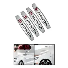 GENERICO - 4 Topes Puerta Metálicos Adhesivos Honda