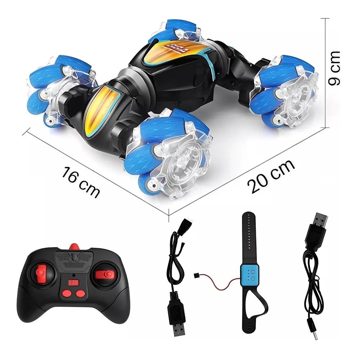 GENERICO - Auto Control Remoto Sensor Movimiento Control Mano Gesto Azul BELUG