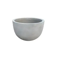 POTTERY - Macetero Grande Circolare 26 Gris