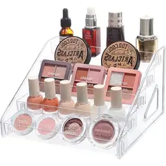 GENERICO - ORGANIZADOR ACRILICO DE MAQUILLAJE 5 NIVELES