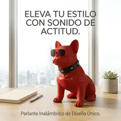 GENERICO - Parlante Bluetooth Bulldog Inalámbrico - Edición Limitada