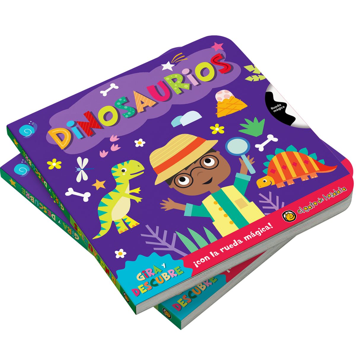 EDITORIAL GUADAL - Libro Sobre Los Dinosaurios *Gira Y Descubre*