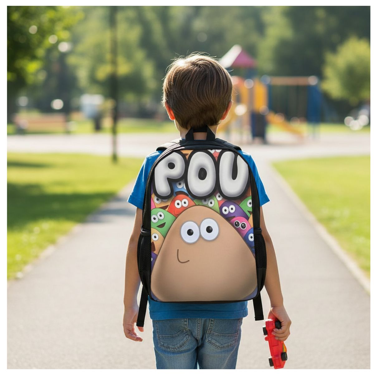 GENERICO - Mochila Pou Escolar  Casual