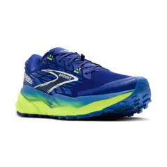 MARATHON SPORTS - ZAPATILLA BROOKS HOMBRE CASCADIA 19 AZUL AMARILLO TALLA 12