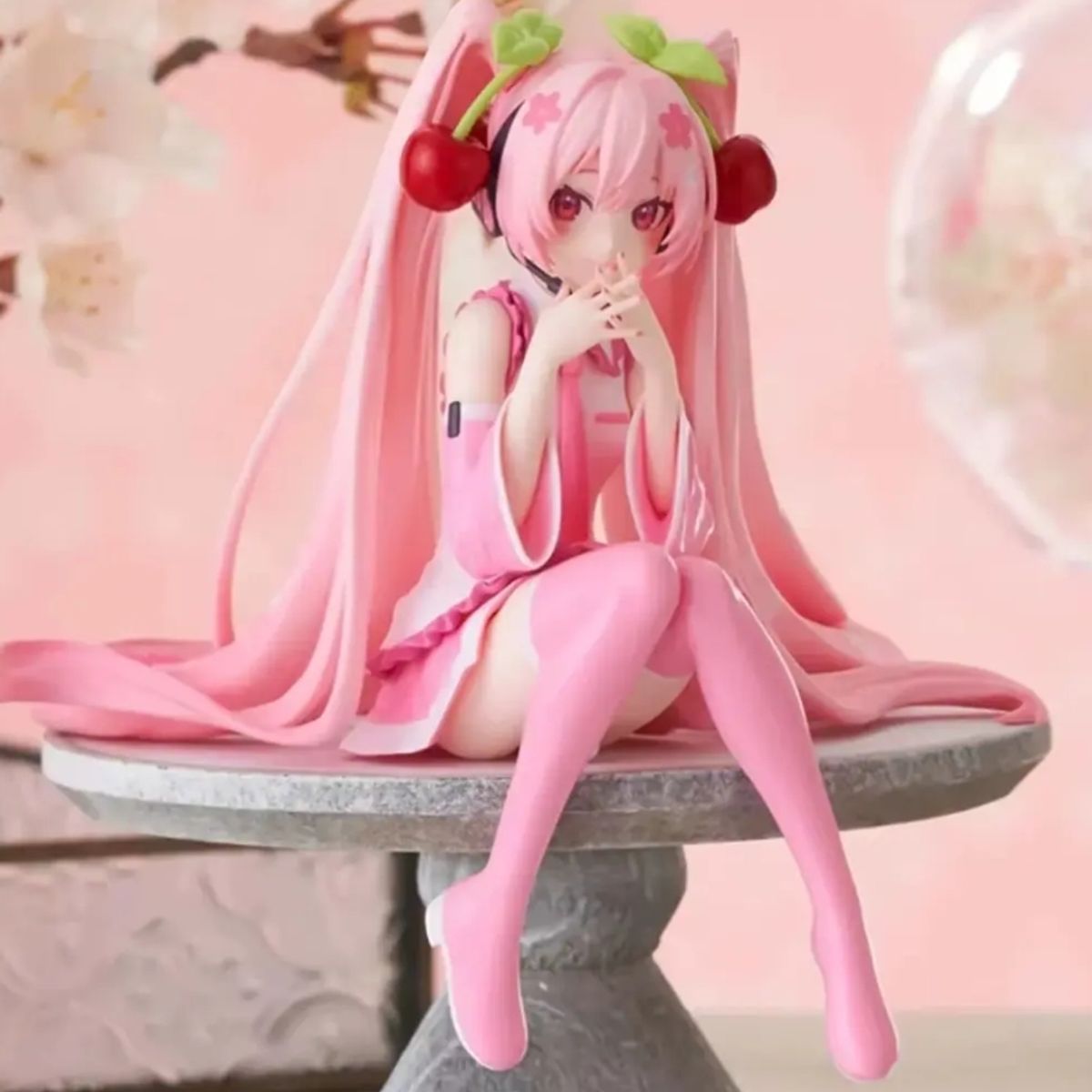 GENERICO - Figura Hatsune Sakura Miku Cereza Vocaloid Lolita Muñeca