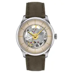 TISSOT - Reloj Chemin Des Tourelles Skeleton 39MM T1398361626100