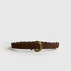 LOUNGE - Cinturón Mujer Trenzado Hebilla Maxi
