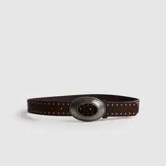 LOUNGE - Cinturón Mujer Tachas Hebilla Maxi