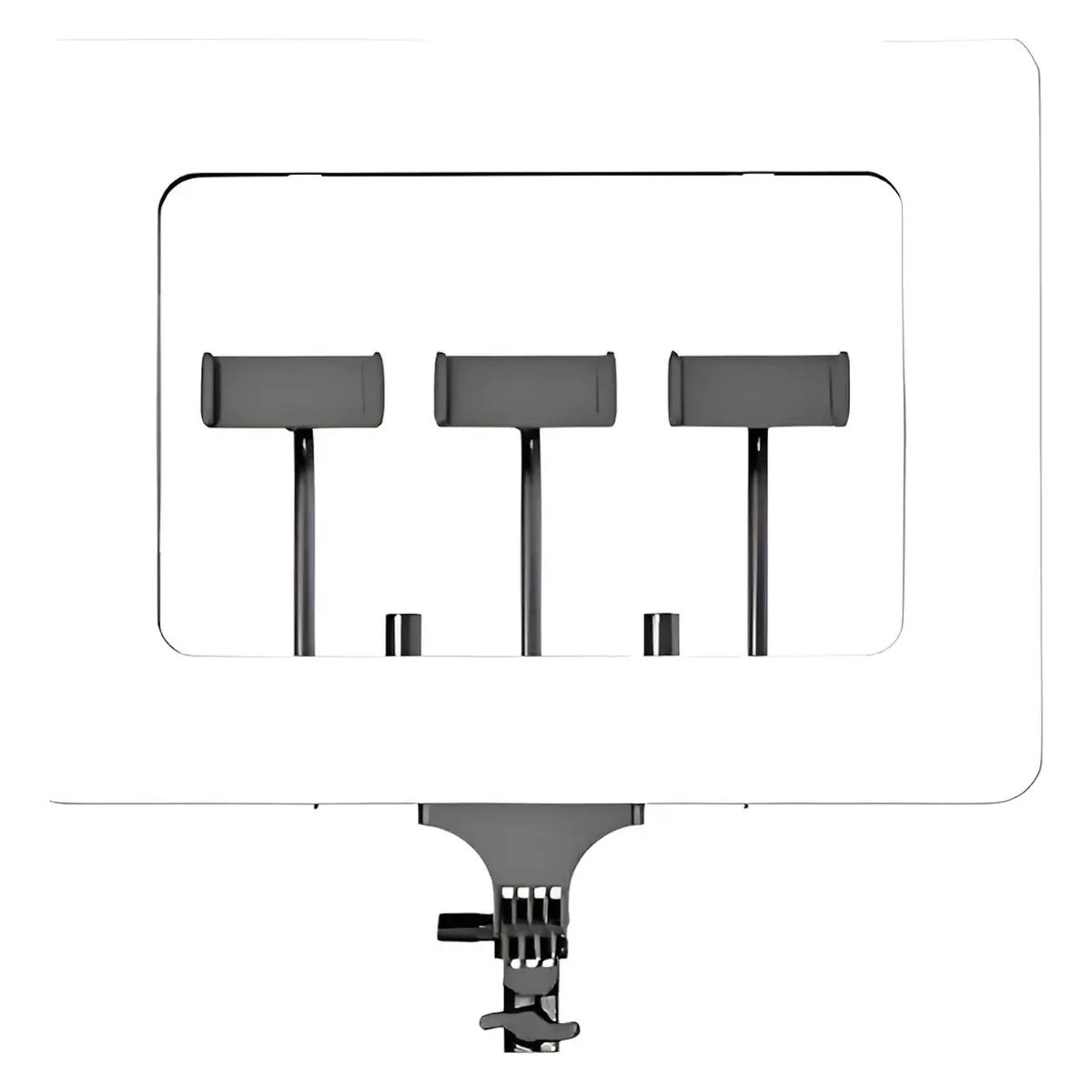 GENERICO - ARO DE LUZ LED ESTABILIZADOR 3 SOPORTES GRABACION