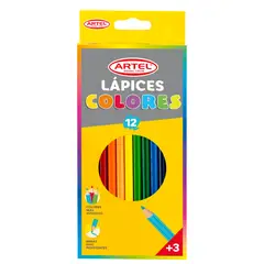 ARTEL - Estuche 12 Lapices de Colores Largos