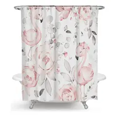 GENERICO - Cortina De Baño 180 X180 Diseño de flamenco