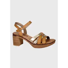 EDA MANZINI - Sandalia Olivie Camel